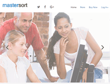 Tablet Screenshot of mastersort.com